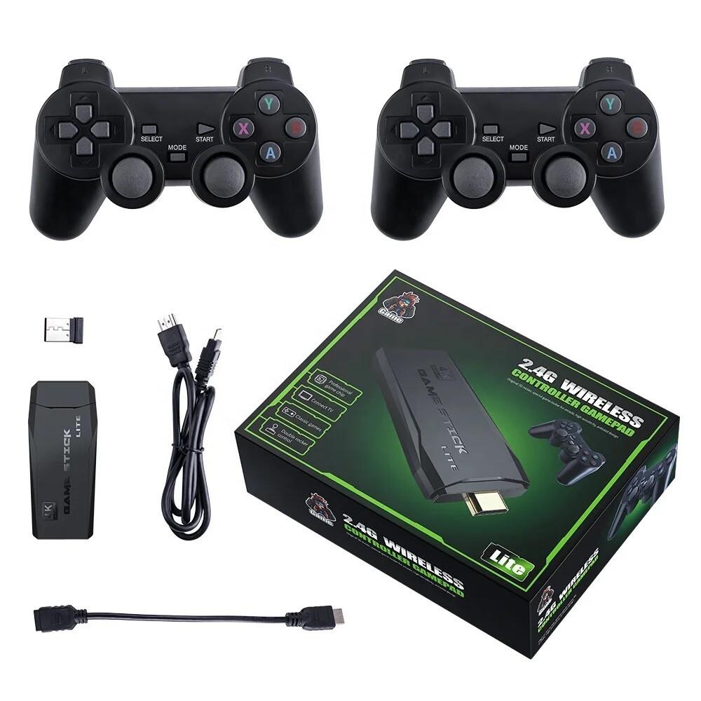 🎮 Console Rétro Sans Fil – 2.4G avec Manettes & Jeux Classiques (Plug & Play)