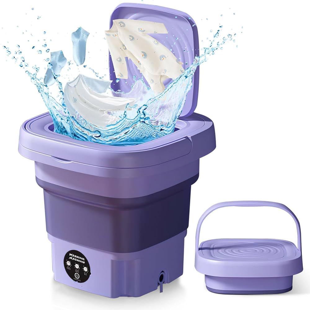 🧺 Mini Machine à Laver Portable & Pliable – 9L avec Affichage Digital