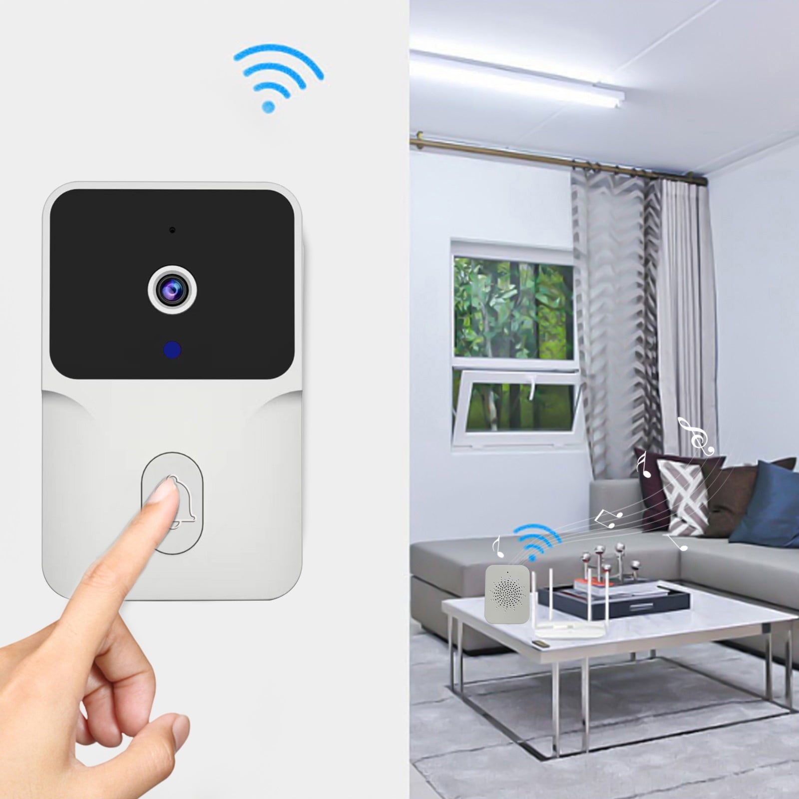 Sonnette Sans Fil Innovante et Intelligente avec Caméra